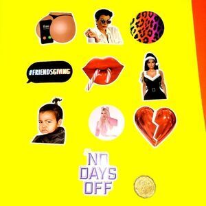 3/$20 brand new 10x waterproof stickers